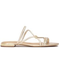 Kazar - Goldene Pantoletten, Die Auch Als Sandalen Getragen Werden Können - Lyst