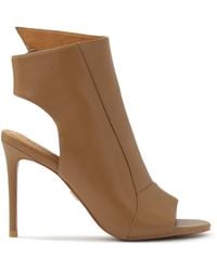 Kazar - Peep-Toe-Stiefel Mit Offener Zehenpartie Und Absatz - Lyst