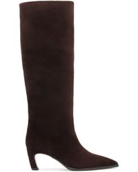 Kazar - Braune Stiefel Aus Wildleder Zum Hineinschlüpfen - Lyst