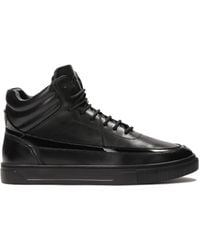 Kazar - Sneakers Aus Leder Mit Hohem Reißverschluss Und Schnürung Am Schaft - Lyst