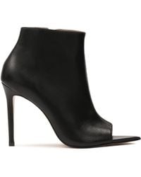 Kazar - Schwarze Spitz Zulaufende, Offene Stiefel - Lyst