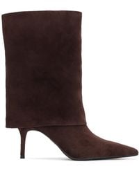 Kazar - Braune Stiefeletten Mit Umgeschlagenem Schaft - Lyst