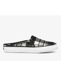 keds double decker mule leopard