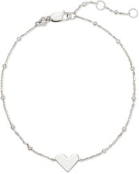 Kendra Scott - Ari Heart Delicate Chain Bracelet - Lyst