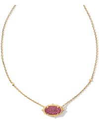 Kendra Scott - Baroque Elisa Vintage Gold Pendant Necklace - Lyst