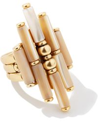 Kendra Scott - Ember Vintage Gold Cocktail Ring - Lyst