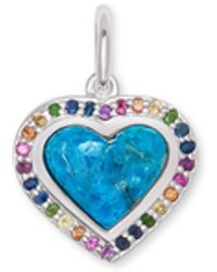 Kendra Scott - Angie Heart Sterling Silver Accent Charm - Lyst