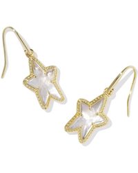Kendra Scott - Ada Gold Star Small Drop Earrings - Lyst