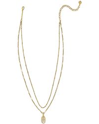 Kendra Scott - Wrangler® X Yellow Rose By Elisa Vintage Gold Multi Strand Necklace - Lyst