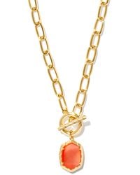 Kendra Scott - Daphne Convertible Gold Link And Chain Necklace - Lyst