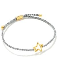 Kendra Scott Open Star 18k Gold Vermeil Corded Bracelet - Metallic