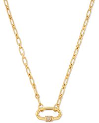 Kendra Scott - Bristol 18k Gold Vermeil Link Necklace - Lyst