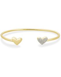 Kendra Scott - Ari Heart 18k Gold Vermeil Cuff Bracelet - Lyst