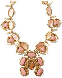 Kendra Scott - Odessa Vintage Gold Statement Necklace - Lyst