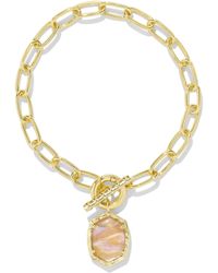 Kendra Scott - Daphne Gold Link And Chain Bracelet - Lyst