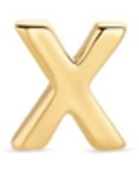 Kendra Scott Letter X Stud Earring - Metallic