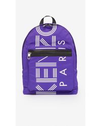 KENZO Großer -Logorucksack - Lila