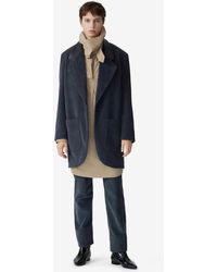 KENZO Gerader Mantel - Grau