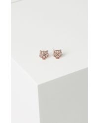 kenzo mini tiger earrings