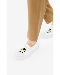 KENZO K-Skate Slip-ons 'Cupid' - Weiß