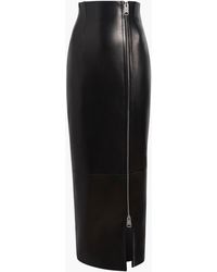 KHAITE - Gres Skirt - Lyst