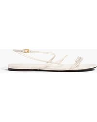 KHAITE - Loop Flat Sandal With Beads - Lyst