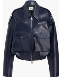 KHAITE - Owey Leather Jacket - Lyst