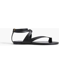 KHAITE - Aimee Ankle Strap Flat Sandal - Lyst