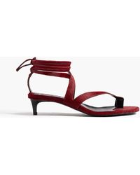 KHAITE - Aimee Kitten Heel Sandal - Lyst