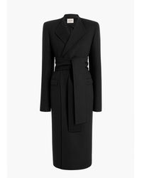 KHAITE - Jelson Belted Wool Coat - Lyst