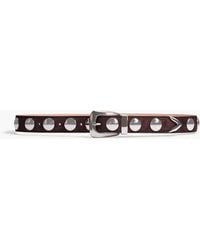 KHAITE - Benny Belt With Studs - Lyst