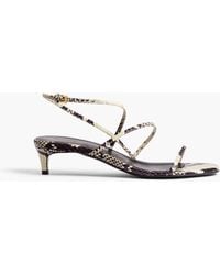 KHAITE - Loop Kitten Heel Sandal - Lyst
