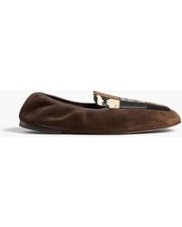 KHAITE - Zoe Patchwork Flat - Lyst
