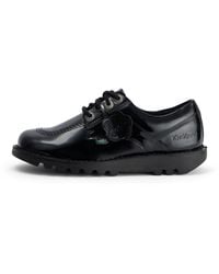 Kickers - Adult Kick Lo Leather Alternative Patent Leather - Lyst
