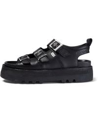 Kickers - Adult Knox Lo Buckle Leather Sandal - Lyst