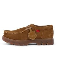 Kickers - Adult Lennon Wall Suede Tan - Lyst