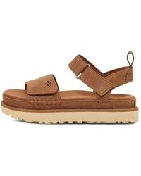 UGG - (Wmns) Goldenstar Platform Sandal 'Chestnut' - Lyst