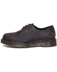 Dr. Martens - 1461 Waxed Full Grain Leather Oxford Shoes - Lyst