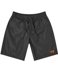 adidas - Y-3 Small Logo Swim Shorts - Lyst