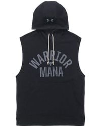 Under Armour - Project Rock Training Sports Hooded Sleeveless - Lyst