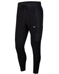 Nike - Sportswear Logo Splicing Athleisure Casual Sports Pants - Lyst