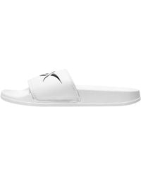 Reebok - Classic Slide Soft Sole Cozy Flat Heel Sports Slippers - Lyst