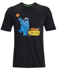 Under Armour - Curry Cookie Monster T-Shirt - Lyst