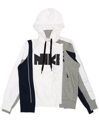 Nike - (Wmns) X Sacai Double-Zip Hoodie 'Obsidian' - Lyst