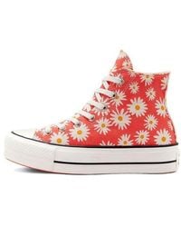 Converse - (Wmns) Chuck Taylor All Star Platform High 'Camp Daisies' - Lyst