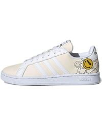 adidas - (Wmns) Neo X Smiley Grand Court 'Cream' - Lyst