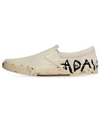 Balenciaga - (Wmns) Paris Low Top Slip On Shoes 'Washed Cotton' - Lyst