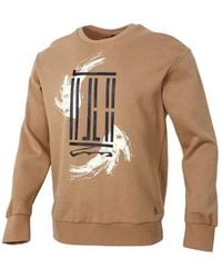 adidas - Wj Swt Logo Printing Sports Round Neck Pullover - Lyst