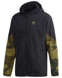 adidas - Camouflage Windbreaker - Lyst