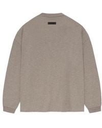 Fear Of God - Fw23 Long Sleeve Tee 'Core Heather' - Lyst